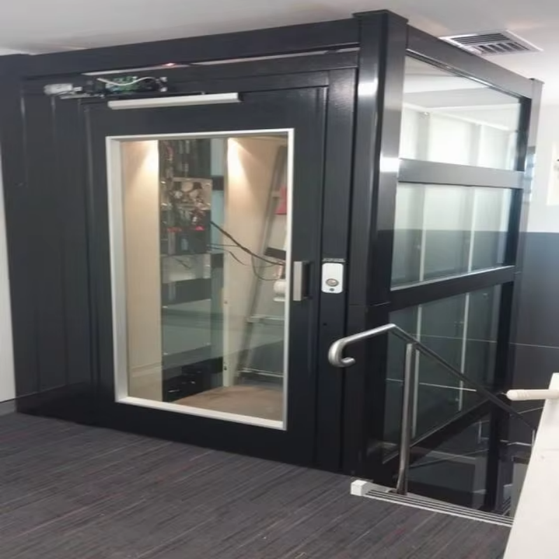 VTEV109 Ascensores Elevadores Stylish Glass Villa Elevator for Private Duplex Home