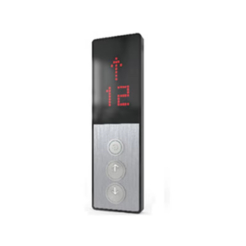 VTSP384 7 Segmentum LCD Propono pro Cabin COP, Partes leva