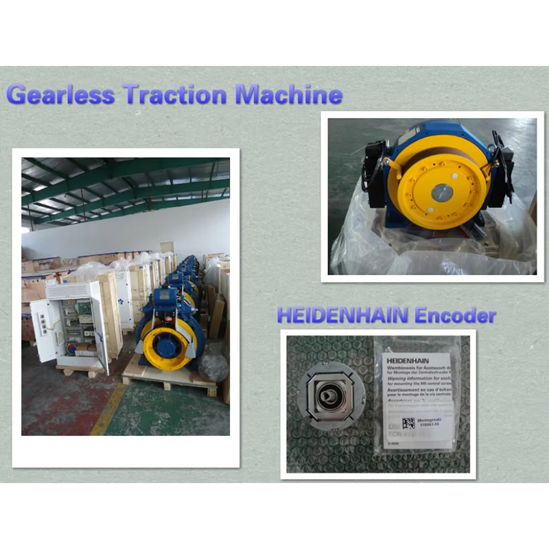 VTSP215 Hot Sale 320kg-1000kg Elevator Leva Motor Elevator Gearless Traction Machine