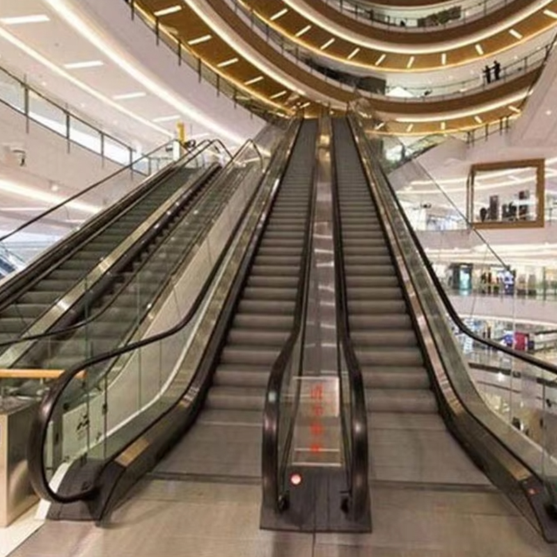 VTES105 VVVF Control 35 Gradus Escalator Elevator ISO Certification 0.5m_s Speed ​​Modern Design 1 Year Warranty for Shopping Mall