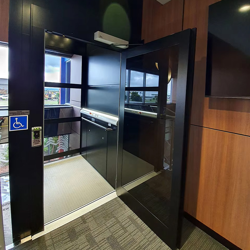 VTEP123 Luxuria Customized Gearless AC Drive Residential Passenger Elevator with Panoramic Design
