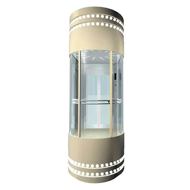 VTEO104 Ascensores Moderni Sightseeing Elevator for High-Re Commercial Projects