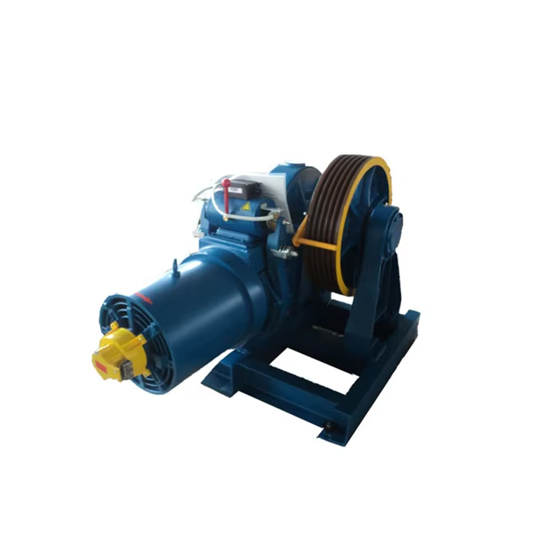 VTSP254 GTW9 Hotel Use Electric Elevator Traction Machine Motor 630KGS Capacity 1.0M_S Speed ​​380V_220V 2_1 Roping EN81 Certified