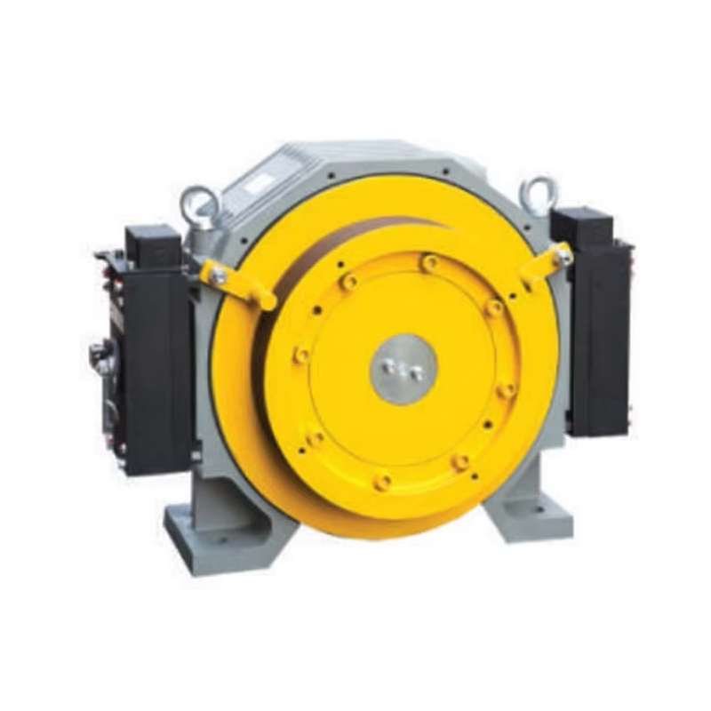 VTSP255 41K-J 320kg-1000kg Elevator Control Gearless Traction Machine AC220_380V ISO Certified 1 Year Waranty Office Building