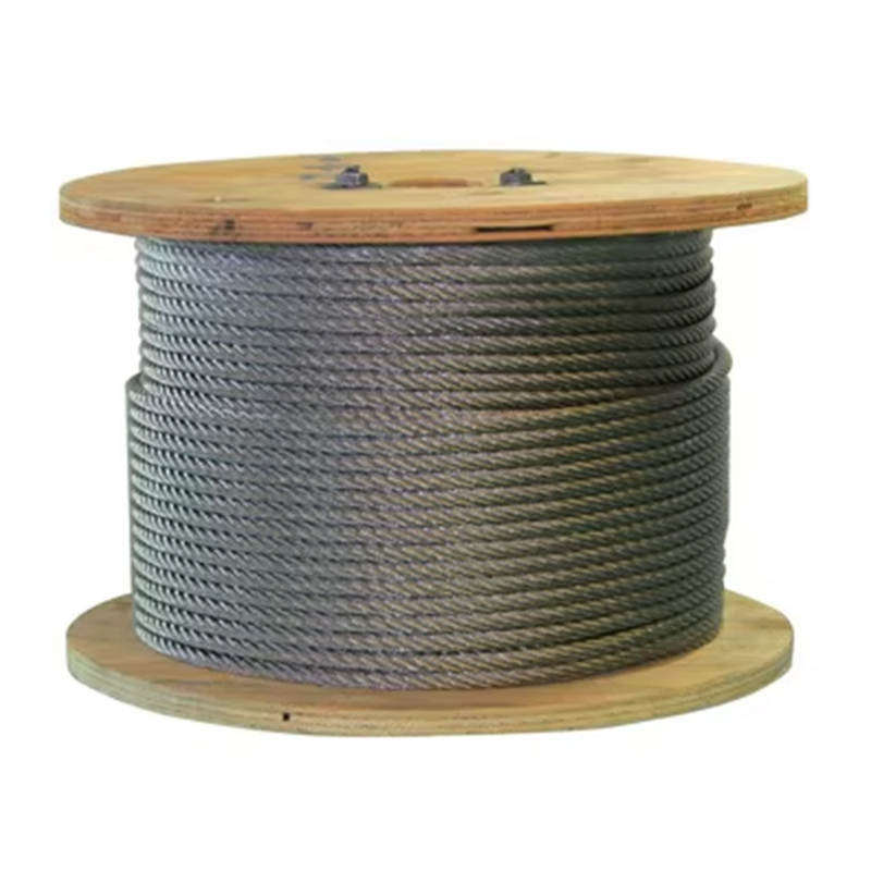 VTSP264 8X25F-IWRC Aliquam Galvanized Elevator Tractus Ferro Wire Funem pro Hotel Usus