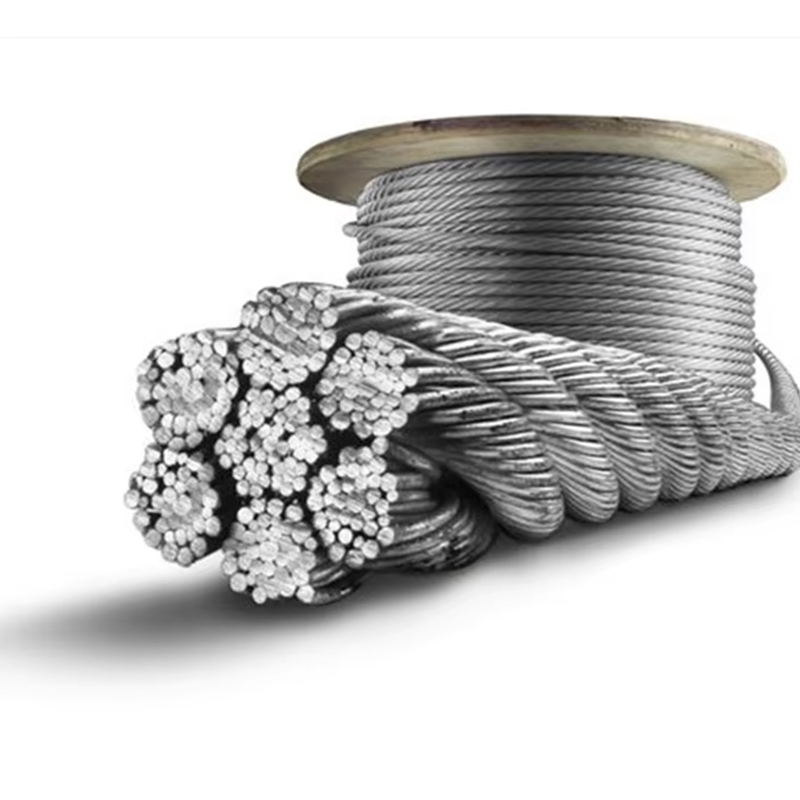 VTSP263 Sina Factory 11mm High tensile Fortitudo Caloris Obstinatus Aliquam Galvanized Elevator Steel Wire Funem