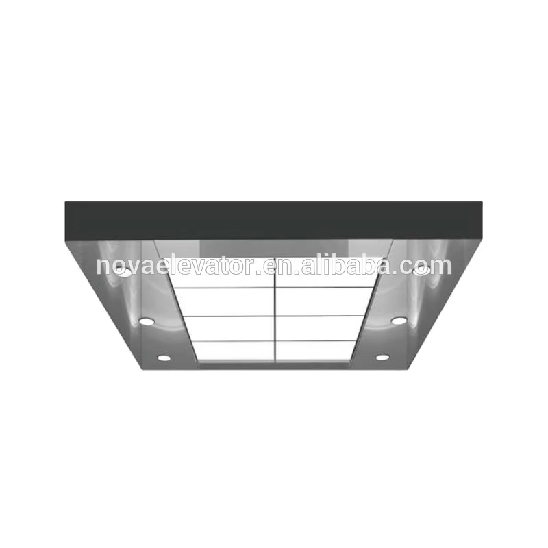 VTSP140 Elevator parce Part Cabin Interior Accessories Elevator Cabin Stainless Steel Ceiling Modern Lift Ceiling Design