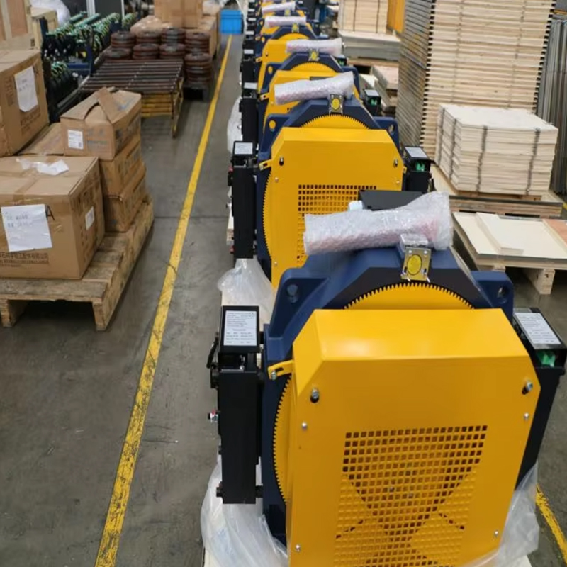 VTSP252 Montanari Gearless Traction Machine MCG200 Motor 800-1350KGS Motor Engine