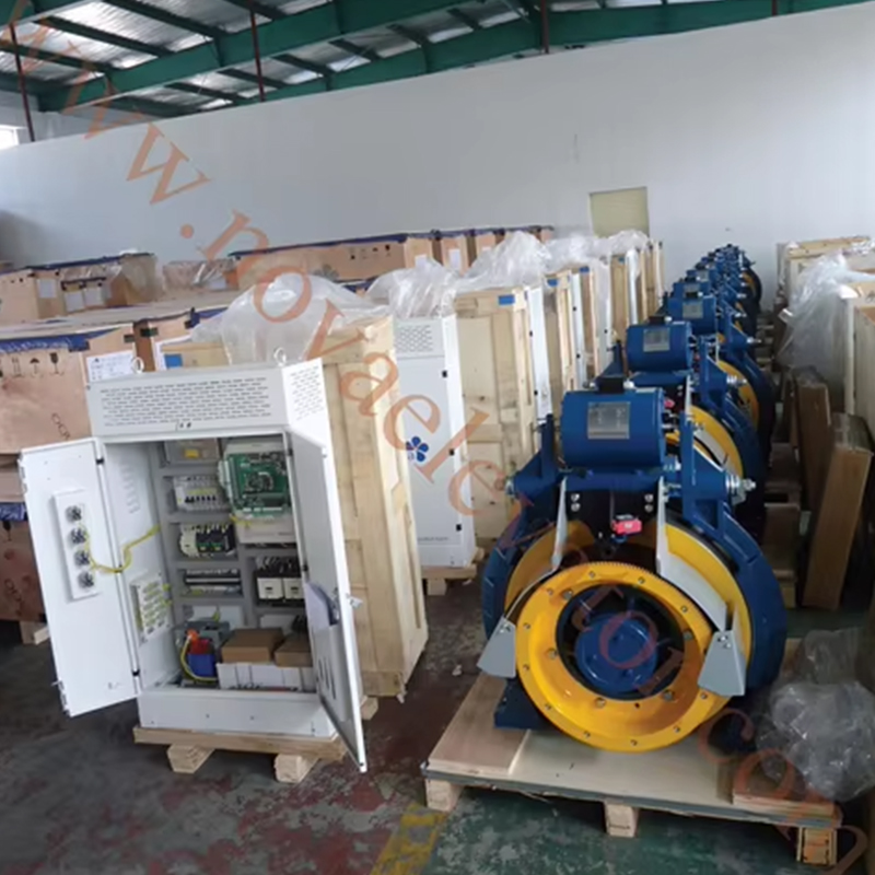 VTSP253 Montanari Modern Gearless Traction Machine MCG200 Apartment Use Elevator Parts Lift Motor 800-1350KGS Motor Engine