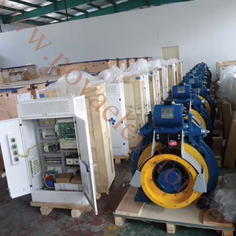 VTSP238 Montanari Gearless Traction Machine MCG100 Motor Engine 320-630KGS