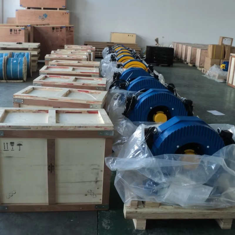 VTSP234 Montanari Gearless Traction Machine MCG350 Motor Engine
