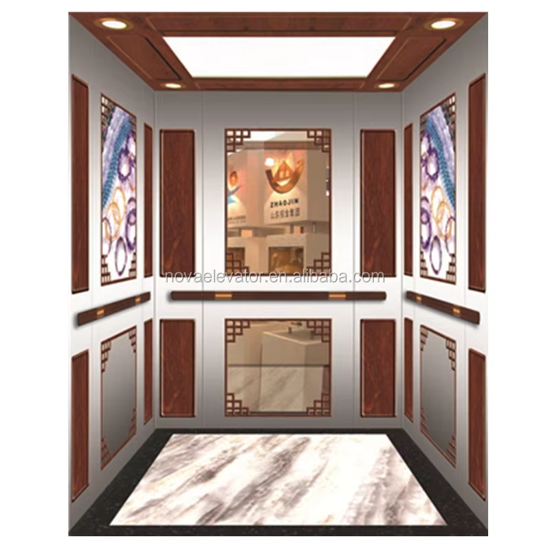 VTSP128 Elevator Partes & Accessories Premium Observatio Elevator Cameram cum plena vitreis parietibus