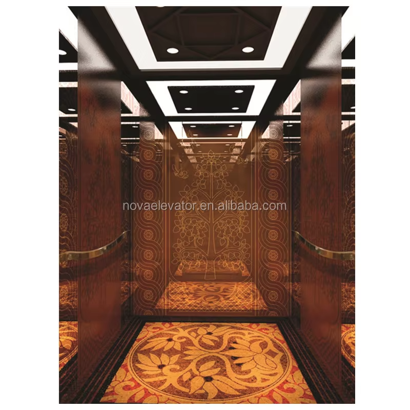 VTSP128 Elevator Partes & Accessories Premium Observatio Elevator Cameram cum plena vitreis parietibus