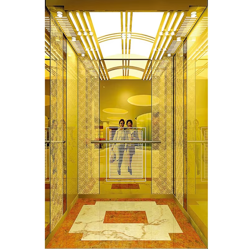 VTSP126 Elevator Partes & Accessories Passenger Leva Cabin cum moderno Interior Decoration