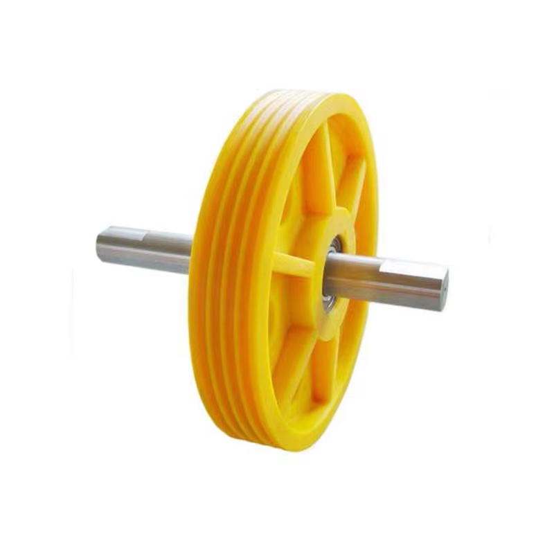 VTSP278 Iron Nylon Elevator Tractus Sheave Deflexio Pulley