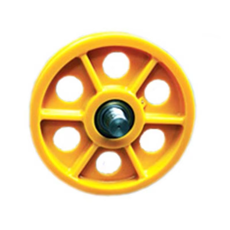 VTSP278 Iron Nylon Elevator Tractus Sheave Deflexio Pulley