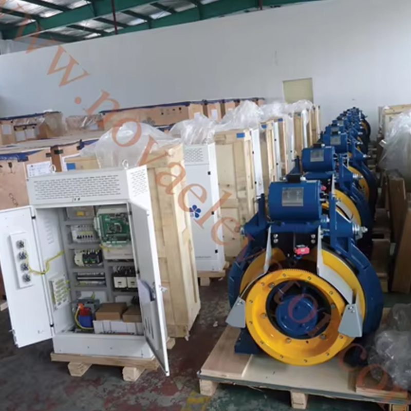 VTSP240 Elevator Permanens Magnet Synchronous Gearless Traction Machina pro Elevator