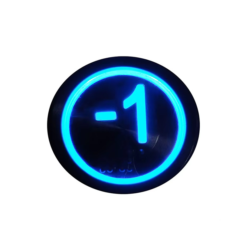 VTSP360 Brand Modern Design Round Stainless Steel Elevator ventilabis Button With_Without Braille 1 Year Warranty Elevator Parts
