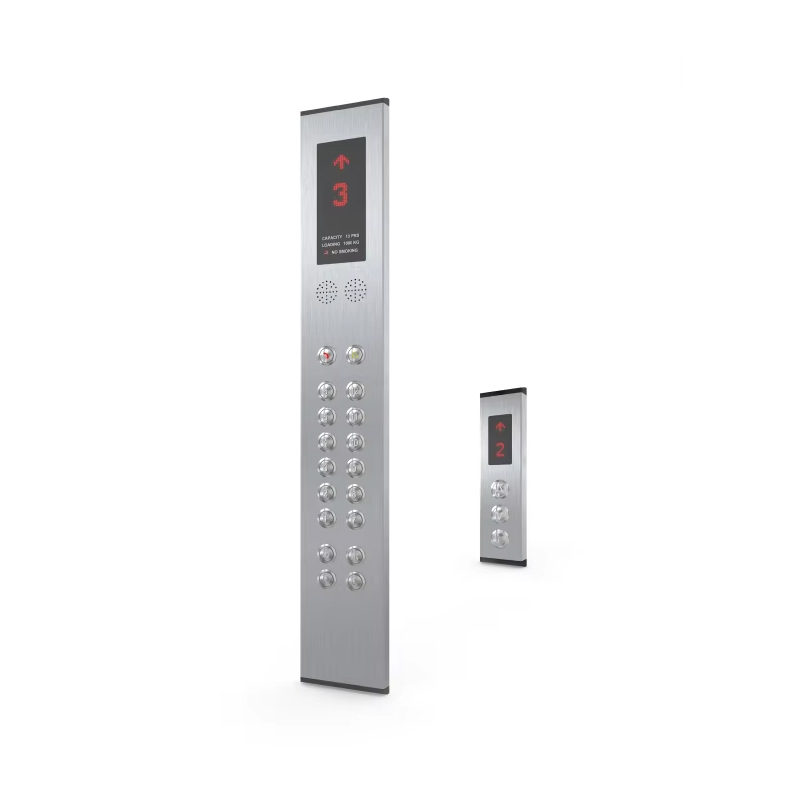 VTSP346 High Performance Stainless Steel Contemporary Picture Display Lop_Cop for Hotel Sightseeing Elevator by Nova NV